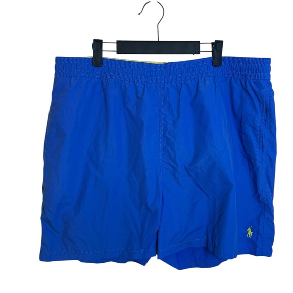 Polo Ralph Lauren Vintage Royal Blue Pony Swim Trunks - Picture 1 of 4